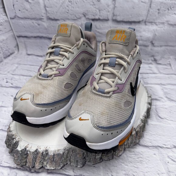 Nike Air Max AP Womens Size 8.5 Gray Blue Gold Athletic Running Shoes Sneakers - Picture 2 of 9